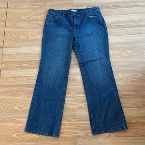 Ann TAYLOR LOFT BOOTLEG JEANS SIZE 14